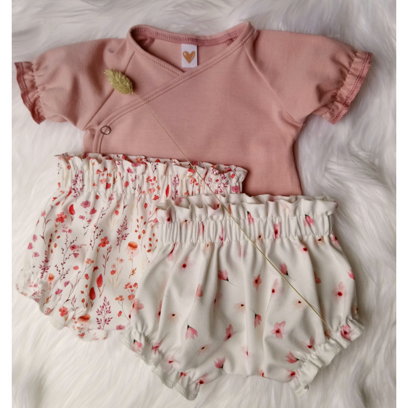 baby bloomers roze bloemetjes