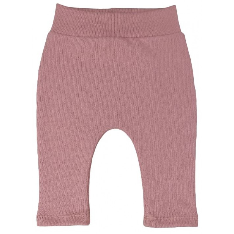 baby broekje gebreid roze