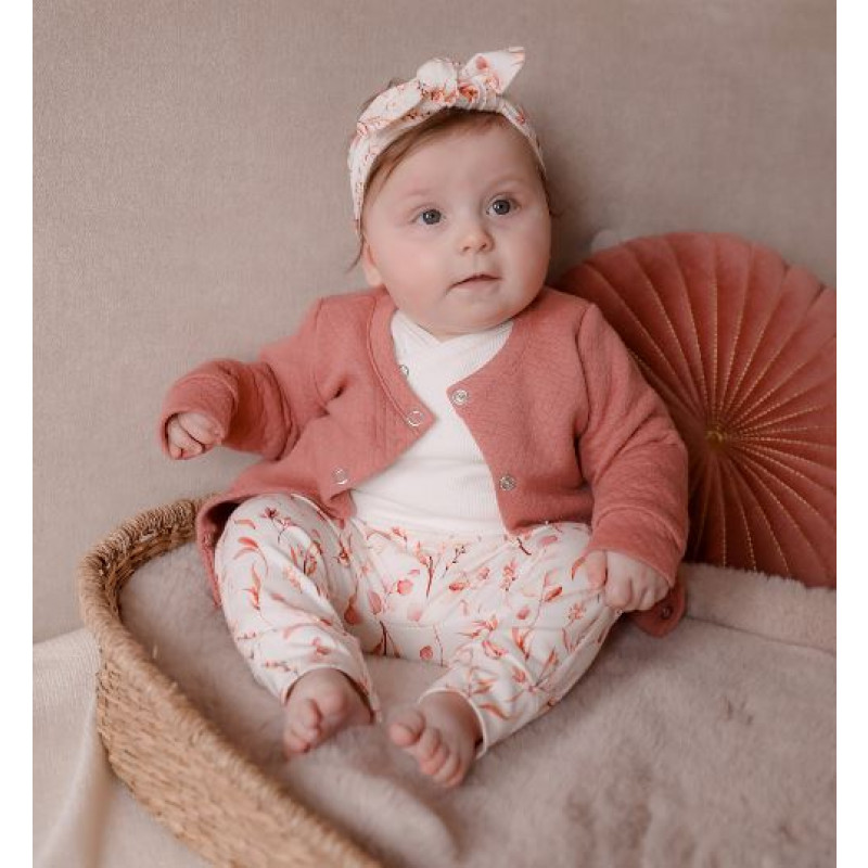 baby vestje roze ruit